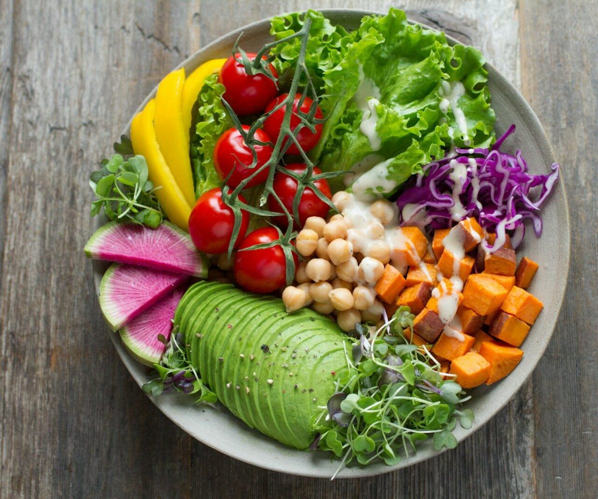 bowl of vegetable salads
